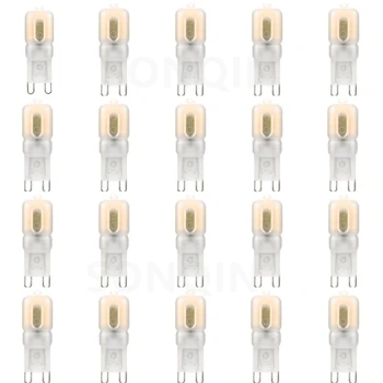 20PCS/lots Супер ярка G9 LED крушка 5W 7W 9W 12W15W 220V лампа Постоянна мощност светлина LED осветление G9 2835 крушки