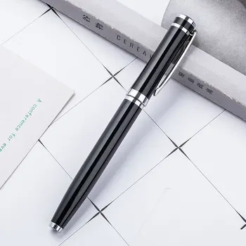 20Pcs метална химикалка високо качество бизнес писане подписване калиграфия писалки офис училище канцеларски материали