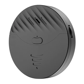 2X Tuya Smart Wifi аларма врата и прозорец вибрации сензор сигурност защита сигнал работи с Alexa, интелигентен живот (черен)