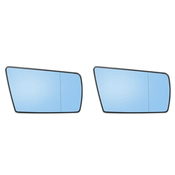 2X дясно странично огледално стъкло, отопляемо с подложка за Mercedes-Benz C W202 E W210 S W140 1994-2000