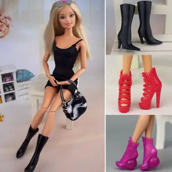 30cm 1/6 обувки за кукли Висококачествени оригинални качествени обувки на високи токчета 10 стила аксесоари за кукли аксесоари за кукли