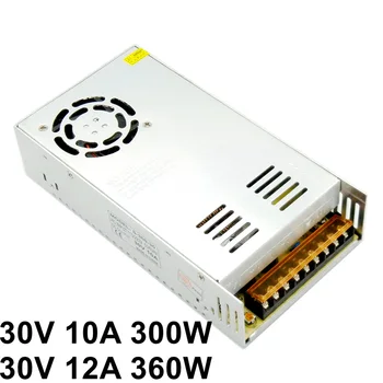  30V регулирано импулсно захранване 110V 220V AC към DC SMPS 10A 300W 12A 360W за LED осветление драйвер CNC 3D печат трансформатор