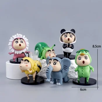 4 стилове пастел Шин Чан действие фигура японски играчки подаръци за деца рожден ден коледни подаръци
