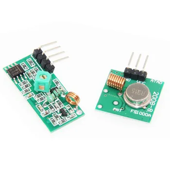 433Mhz RF безжичен предавател модул и приемник комплект 5V DC за Arduino Raspberry Pi / ARM / MCU WL DIY