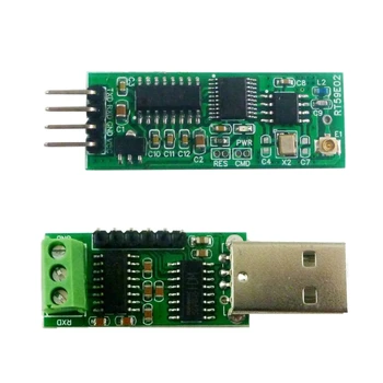 4PCS 2400-2525MHz RS232 безжичен приемо-предавателен модул RF UART платка за Wifi ESP8266 NodeMCU PC сериен порт COM принтери