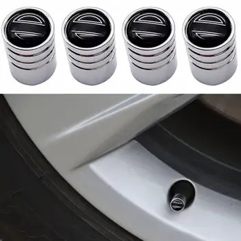 4Pcs Капак на стъблото на автомобилния клапан за BMW Устойчив на износване Непропусклив сребърен цвят Метални универсални капачки за гуми