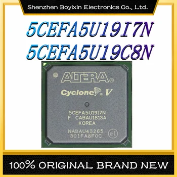 5CEFA5U19I7N 5CEFA5U19C8N Пакет: BGA-484 Чисто ново оригинално оригинално програмируемо логическо устройство (CPLD / FPGA) IC чип