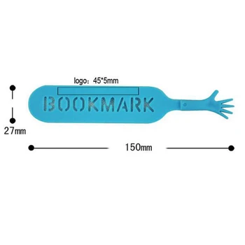 5Pcs/set Creative Funny Novelty Hand Shape Plastic Bookmarks, School Office Supplies Children Book Markers, Kids Stationery Gift