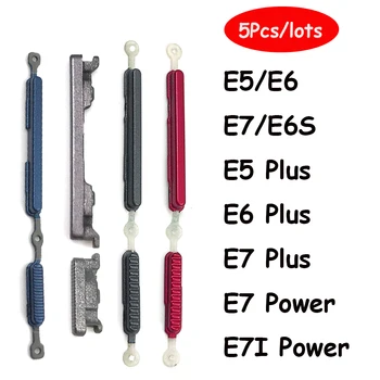 5Pcs бутон за увеличаване на звука надолу ключ за Motorola E7I мощност E6S E7 мощност E6 плюс E6 мощност на силата на звука превключвател ключ мощност страничен бутон части