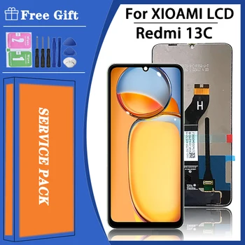 6.74''Оригинален за Xiaomi Redmi 13C LCD 23100RN82L 23106RN0DA дисплей сензорен панел екран събрание Redmi 13C 5G LCD екран