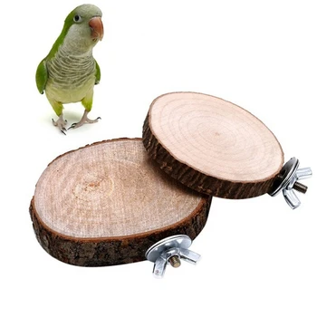 7-9cm съвет папагал катерица птица клетка кацалки стойка платформа домашен любимец почивка играчка