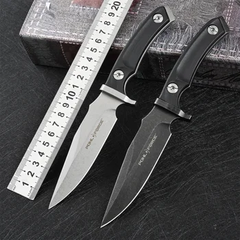 8 D2 стомана G10 дръжка фиксирани ножове с нож ръчни инструменти тактически нож за мъже EDC открит къмпинг оцеляване лов