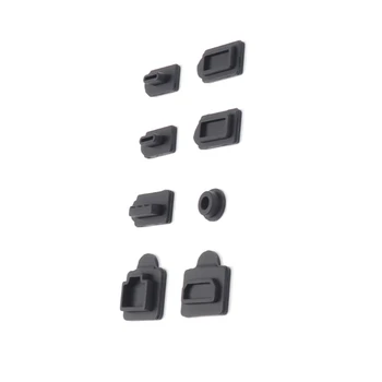 8pcs Силиконови комплекти за щепсели Конзола Plug Set Protector Cover за PS5Slim