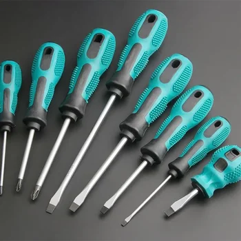 9 бр. Комплект магнитни отвертки Cross Slotted Home Hand Repair Tools Chrome Vanadium Steel Professional Tool Accessories Set