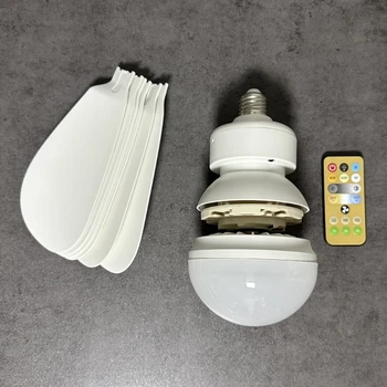  AC85V-265V 30W LED вентилатор лампа дистанционно управление E27 таван вентилатор с памет функция за домашни офиси спалня кухня