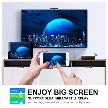 Android TV Box 10.0,X96Q Android TV Box 2GB RAM 16GB ROM Allwinner H313 Quad-Core 64bit с WiFi 2.4G USB Ultra HD 4K H.265 3D