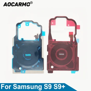 Aocarmo зарядно приемник MFC безжично зареждане индукционна бобина NFC модул Flex кабел за Samsung Galaxy S9 Plus S9 + G9600 G9650