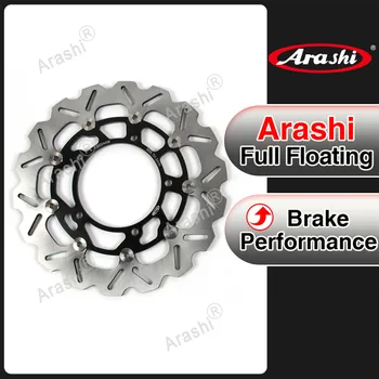 Arashi 1PCS мотоциклет CNC плаващ преден спирачен диск диск ротор части за SUZUKI GSR400 GSR600 GSX650F / DL650 V-STROM 650 - ABS