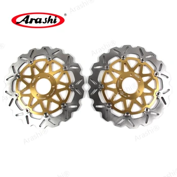 ARASHI CNC предни спирачни ротори Плаващи дискове за LAVERDA S FORMULA / STRIKE 750 1998 1999 2000 2001 Мотоциклет алуминиев диск