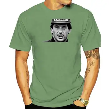 Ayrton Senna T Shirt Ayrton Senna T-Shirt Cute Man Tee Shirt Basic Printed Short-Sleeve S-3xl 100 памучна тениска Top Tee