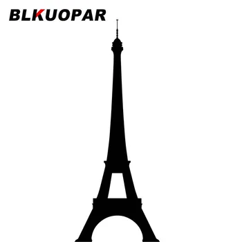 BLKUOPAR за Айфеловата кула Силует кола стикер надраскване доказателство графики Decal водоустойчив лаптоп Windows багажника винил кола обвивка