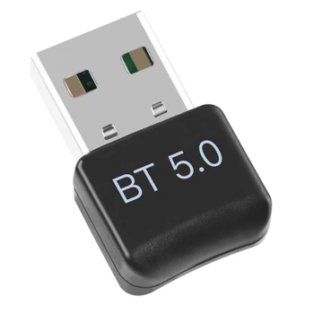 Bluetooth 5.0 Dongle адаптер USB безжичен Bluetooth предавател приемник поддръжка Windows 7/8/10 (32-битов и 64-битов)