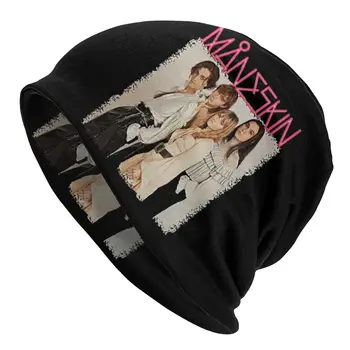 Bonnet Зимна топла плетена шапка Жени Мъже Италия Рок група Maneskin Beanies Caps Конкурс за песен на Евровизия за възрастни Beanie Шапки Ски шапка