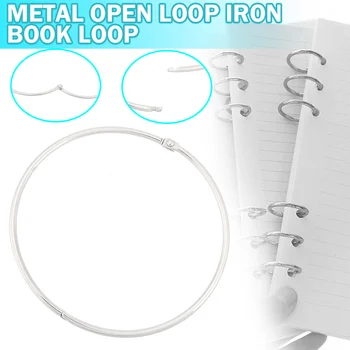 Book Binder Rings Bulk Metal Split Ring Loop панти Binder албум Scrapbook подвързване Ключодържател Офис Снабдяване