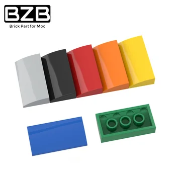 BZB MOC 88930 2x4 Arc Brick Creative High Tech Building Block Модел Детски играчки DIY тухлени части Най-добри подаръци