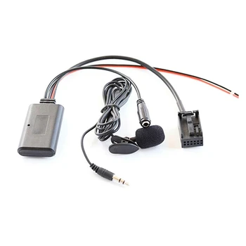 Car Bluetooth 5.0 Aux кабелен микрофон Хендсфри мобилен телефон Безплатен адаптер за обаждания за-BMW E60 E63 E87 E88 E81 E82 E90