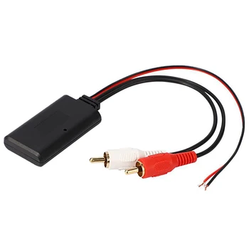 Car Универсален безжичен Bluetooth модул Музикален адаптер Аудио кабел стерео 2RCA безжичен