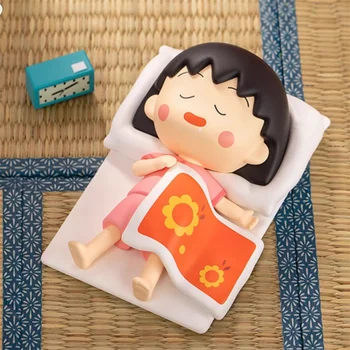 Cartoon Interesting Life Series Kawaii Chibi Maruko-Chan Action Figure Toys Dolls Decoration Birthday Gifts For Girls Children