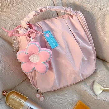 Cloud козметична чанта преносим пътуване голям капацитет нова светлина луксозен висок клас грижа за кожата продукт четка за съхранение чанта измиване чанта кутия