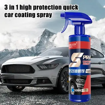 Coating Spray Дълготрайна защита Многофункционален спрей за покритие Най-бърз и най-ефективен лесен за почистване за автомобили Грижа
