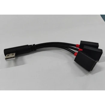 CPDD USB 2.0 адаптер 1 до 3 USB сплитер USB удължителен кабел USB мултипорт за зареждане на лаптоп / Mac