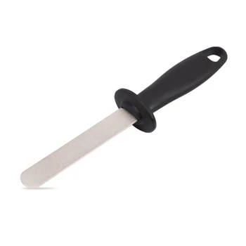 Diamond Knife Sharpener Professional Knife Sharpener Rod for Kitchen Home Hunt F1CD