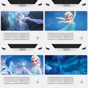 Disney Cartoon Frozen 2 Mousepad Office Large Small Mouse PC Computer Game Keyboard Rubber Anti-Slip Mice Mat Big