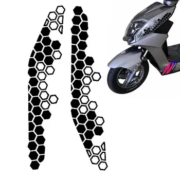 DIY стикери за кола Стикери за мотоциклети Шестоъгълни отразяващи стикери Стикери за тяло Пчелна пита форма Pull-On тяло Decals