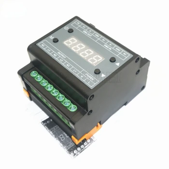  DMX302 високо напрежение DMX Triac Led димер 3channels 1A / CH яркост контролер AC90V-240V 50Hz / 60Hz изход за LED панел светлина