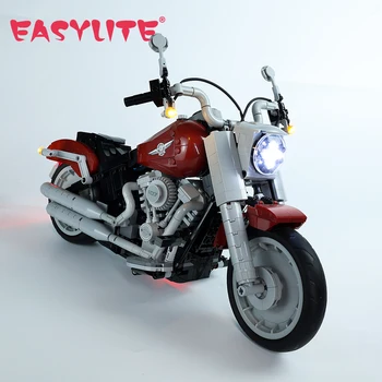 EASYLITE LED светлина комплект за 10269 мазнини момче мотоциклет блокове комплект DIY играчки блокове тухли само осветление комплект не включва модел