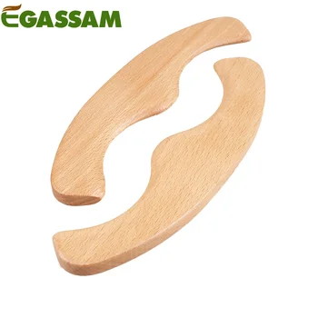 EGASSAM 1бр Естествено дърво остъргване стик скрепер за мазнини горелка обратно рамото врата кръста крак тяло масаж терапия отслабване инструмент