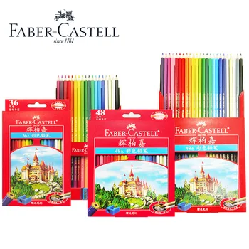 Faber Castell Маслени цветни моливи Професионални ръчно рисувани начинаещи оловни скици Арт консумативи