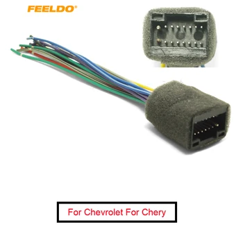 FEELDO 1PC 16pin Car Radio Stereo Wire Harness Plug Cable Female За CHEVROLET AVEO/LOVA #FD-1606
