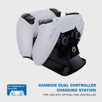 GameSir Зарядно устройство с двоен контролер за PlayStation 5 / PS5 /Nintendo Switch Joy-Con контролер, база за зареждане на станции