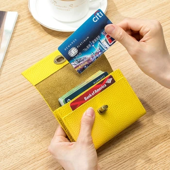 GD5F PU притежател на кредитна карта моден портфейл за мъже жени монета чанта пари чанта