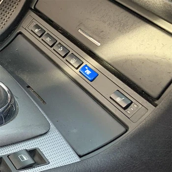 Gear Shift кутия за съхранение панел спортен режим превключвател против приплъзване бутон капак за BMW M3 1998-2004 E46 интериор кола аксесоари стикери