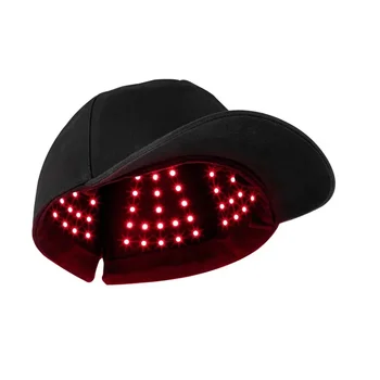 Hair Loss Red Light Therapy Hat No EMF 15mins Timer Smart Red Light Therapy Cap for Alopecia