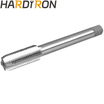 Hardiron 7/16-14 UNC резба кран лява ръка, HSS 7/16 x 14 UNC прав нагънат машина кран