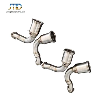 High flow straight decat exhaust downpipes for Lamborghini urus 4.0t downpipe