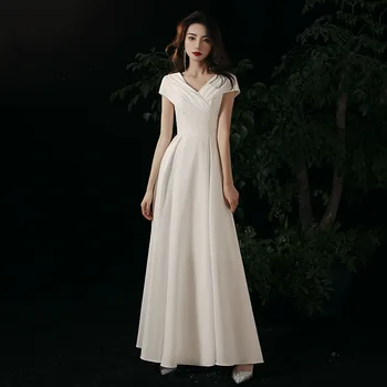 Hong Hu Официална рокля за жени 2023 Нов вечерен повод Банкет Елегантно поведение Дълги дамски бала цип рокля